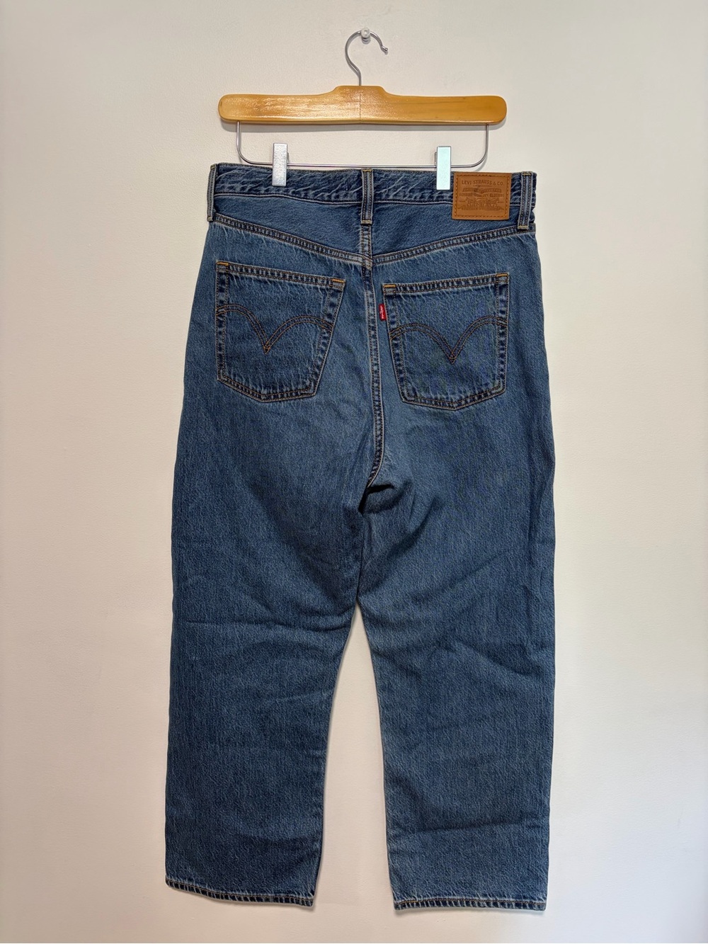 LEVI’S Ribcage Straight Ankle Jeans Women’s Size 31 - Picture 5 of 8